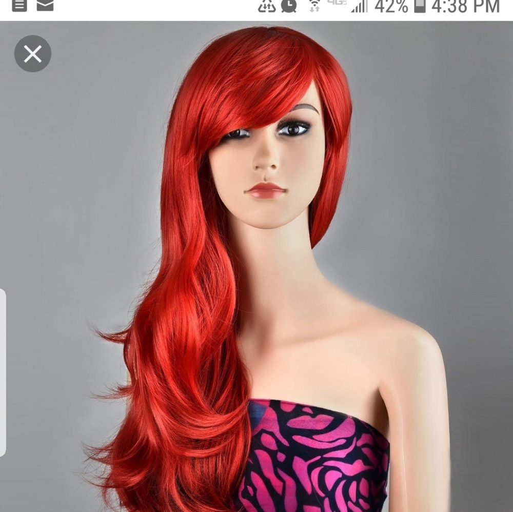 Woman's red wig- Halloween